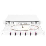 Digitus Caja de empalme LWL, equipada, 6x SC DX, OM4, Caja de fíbra óptica 
