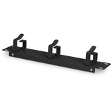 Digitus Panel de parcheo de 10" para armarios de red y servidores, Guía para cable negro