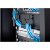 Digitus Panel de parcheo de 10" para armarios de red y servidores, Guía para cable negro