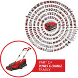 EINHELL Cortacésped profesional a batería GP-CM 36/450 3413292 rojo/Negro