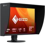EIZO ColorEdge CG2700X pantalla para PC 68,6 cm (27") 3840 x 2160 Pixeles 4K Ultra HD LCD Negro, Monitor LED negro, 68,6 cm (27"), 3840 x 2160 Pixeles, 4K Ultra HD, LCD, 13 ms, Negro