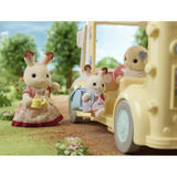 EPOCH Sylvanian Families - Autobús del jardín de infancia de aventuras Arcoíris, Juegos de construcción 