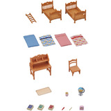 EPOCH Sylvanian Families - Dormitorio infantil de casa de campo con litera, Juegos de construcción 