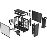 Fractal Design Meshify 3 XL Ambience Pro RGB Light Tint, Caja de torre grande negro
