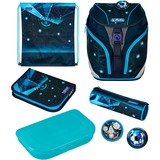 Herlitz SoftLight Plus Space Boy, Cartera de escuela azul oscuro/Celeste