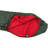 High Peak Black Arrow ECO, Saco de dormir verde oscuro/Rojo