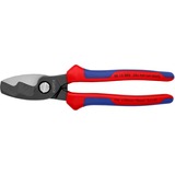 KNIPEX 95 12 200 Alicates cortaalambres, Alicates de corte rojo/Azul, Alicates cortaalambres, Azul/Rojo, 20 cm, 324 g