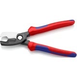 KNIPEX 95 12 200 Alicates cortaalambres, Alicates de corte rojo/Azul, Alicates cortaalambres, Azul/Rojo, 20 cm, 324 g