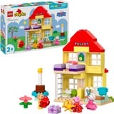 LEGO DUPLO Casa de Cumpleaños de Peppa Pig, Juegos de construcción Juego de construcción, 2 año(s), Plástico, 59 pieza(s), 840 g