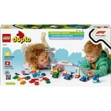 LEGO DUPLO Coches de Carreras y Pilotos del Equipo de F1®, Juegos de construcción Juego de construcción, 2 año(s), Plástico, 70 pieza(s), 913 g