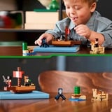 LEGO El Viaje en el Barco Pirata, Juegos de construcción Juego de construcción, 8 año(s), Plástico, 166 pieza(s), 254 g