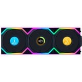 Lian Li UNI FAN SL120 LCD Wireless, Ventilador negro