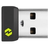 Logitech 956-000008 accesorio dispositivo de entrada Receptor USB grafito, Receptor USB, 2 g, Negro, Verde