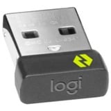 Logitech 956-000008 accesorio dispositivo de entrada Receptor USB grafito, Receptor USB, 2 g, Negro, Verde