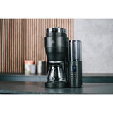 Melitta AromaFresh X, Cafetera de filtro negro (mate)/Plateado