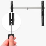 One for all WM 6621 soporte para TV 2,29 m (90") Negro, Gris, Soporte de pared negro, 101,6 cm (40"), 2,29 m (90"), 200 x 200 mm, 600 x 400 mm, 0 - 15°, Negro, Gris