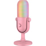 Razer Seiren V3 Chroma Quartz, Micrófono rosa