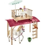 Schleich HORSE CLUB Caravan for secret club meetings, Muñecos Granja, 5 año(s), Multicolor