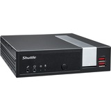 Shuttle XPС slim DL20N 1,35 l tamaño PC Negro Intel® SoC BGA 1090 N4505 2 GHz, Barebone negro, 1,35 l tamaño PC, Mini PC barebone, Intel® SoC, BGA 1090, DDR4-SDRAM, Serial ATA III