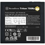 SilverStone Triton 750Rz, Fuente de alimentación de PC negro