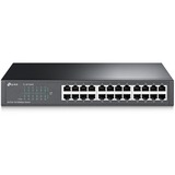 TP-Link TL-SF1024D switch No administrado Fast Ethernet (10/100) Negro, Interruptor/Conmutador marrón, No administrado, Fast Ethernet (10/100), Montaje en rack, Minorista