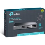 TP-Link TL-SF1024D switch No administrado Fast Ethernet (10/100) Negro, Interruptor/Conmutador marrón, No administrado, Fast Ethernet (10/100), Montaje en rack, Minorista