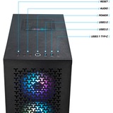 Thermaltake PC-000038-DE, Gaming-PC negro/Transparente