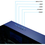 Thermaltake PC-000136-DE, Gaming-PC violeta/Transparente