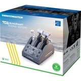 Thrustmaster TCA Quadrant Boeing Edition Gris USB Palanca de mando PC, Xbox, Xbox One X, Xbox Series S, La válvula reguladora gris, Palanca de mando, PC, Xbox, Xbox One X, Xbox Series S, Alámbrico, USB, Gris, Cable