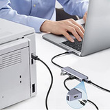 UGREEN 70336 hub de interfaz USB 3.2 Gen 1 (3.1 Gen 1) Type-C 5000 Mbit/s, Hub USB gris, USB 3.2 Gen 1 (3.1 Gen 1) Type-C, USB 3.2 Gen 1 (3.1 Gen 1) Type-A, 5000 Mbit/s, 0,15 m, Samsung: Galaxy S10 / S10 + / S9 / S9 + / S8 / S8 + / Note 9 / Note 8/ Note 10+/ Note 10 Huawei:..., 104 mm