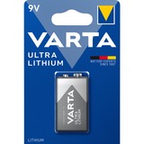 Varta -CR9V Pilas domésticas, Batería Batería de un solo uso, 9V, Litio, 9 V, 1 pieza(s), 1200 mAh