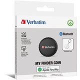 Verbatim 32133 localizador o rastreador GPS Personal Buscador Negro, Rastreador de seguimiento negro, Personal, Buscador, Negro, Resistente al polvo, Resistente al agua, IP66, CR2032