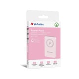 Verbatim Charge 'n' Go Polímero de litio 5000 mAh Cargador inalámbrico Rosa, Banco de potencia rosa, 5000 mAh, Polímero de litio, Quick Charge 3.0, Cargador inalámbrico, Rosa