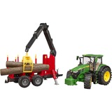 bruder 03154, Automóvil de construcción verde/Rojo