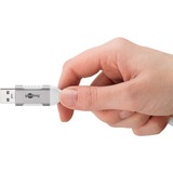 goobay Cable adaptador Ethernet USB-A 3.2 Gen1 > RJ-45, Slim blanco