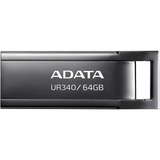 ADATA UR340 64 GB, Lápiz USB níquel