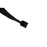 Alphacool Divisor de cable en Y 4 pines a 3x 4 pines PWM, 30 cm, Cable Y negro