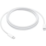 Apple Cable de carga USB 2.0, conector USB-C > conector USB-C blanco
