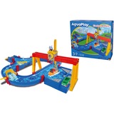 Aquaplay ContainerPort Sets de juguetes, Ferrocarril Sistema de canales, 3 año(s), Azul, Multicolor