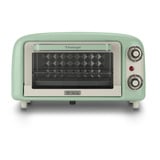 Ariete 3919/04 10 L 800 W Verde Parrilla, Mini horno blanco/Verde claro, 10 L, Verde, Independiente, Giratorio, 90 - 230 °C, Mecánico