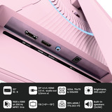Arozzi AZ-NO-24T1K200, Monitor de gaming rosa neón
