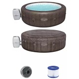 Bestway 60023 spa y jacuzzi Marrón, Blanco 1190 L Alrededor, Piscina marrón, Marrón, Blanco, 1190 L, Alrededor, 7 personas(s), 40 °C, 1,5 °C/h