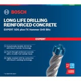 Bosch Expert Broca para martillo SDS plus-7X, Taladro Martillo perforador, Hammer drill bit, 1,8 cm, 600 mm, Concreto, Piedra, 55 cm