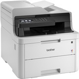 Brother MFC-L3730CDN multifuncional LED A4 2400 x 600 DPI 18 ppm, Impresora multifuncional gris/Antracita, LED, Impresión a color, 2400 x 600 DPI, Copia a color, A4, Negro, Blanco