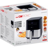 Clatronic FR 3782 H, Freidora de aire caliente negro/Acero fino