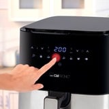 Clatronic Freidora de aire FR 3782 H, Freidora de aire caliente negro/Acero fino
