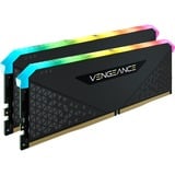 Corsair Vengeance CMG32GX4M2D3600C18 módulo de memoria 32 GB 2 x 16 GB DDR4 3600 MHz, Memoria RAM negro, 32 GB, 2 x 16 GB, DDR4, 3600 MHz, 288-pin DIMM, Negro