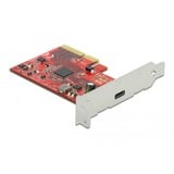 DeLOCK 89035 tarjeta y adaptador de interfaz Interno USB 3.2 Gen 2, Tarjeta de interfaz PCIe, USB 3.2 Gen 2, Perfil bajo, PCIe 3.0, 20 Gbit/s, Windows 10, Windows 8.1