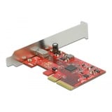 DeLOCK 89035 tarjeta y adaptador de interfaz Interno USB 3.2 Gen 2, Tarjeta de interfaz PCIe, USB 3.2 Gen 2, Perfil bajo, PCIe 3.0, 20 Gbit/s, Windows 10, Windows 8.1
