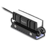 DeLOCK Disipador M.2 para SSD 2280, Cuerpo de refrigeración negro